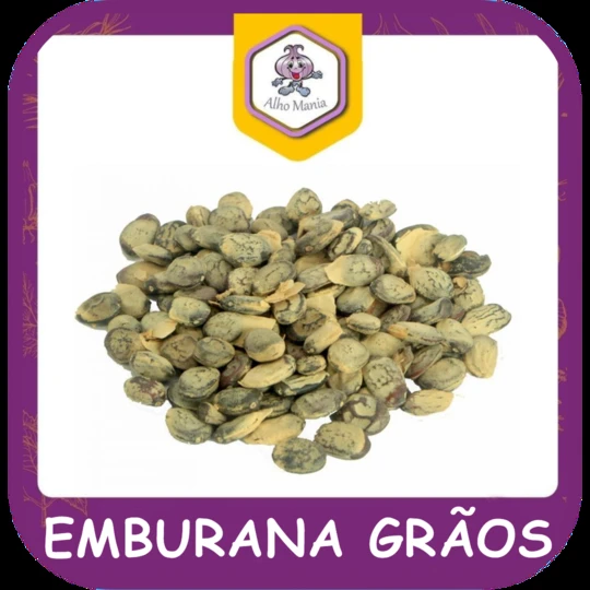 Emburana grãos — foto do cardápio Alho Mania