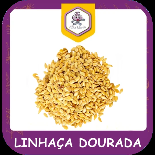 Linhaça dourada — foto do cardápio Alho Mania