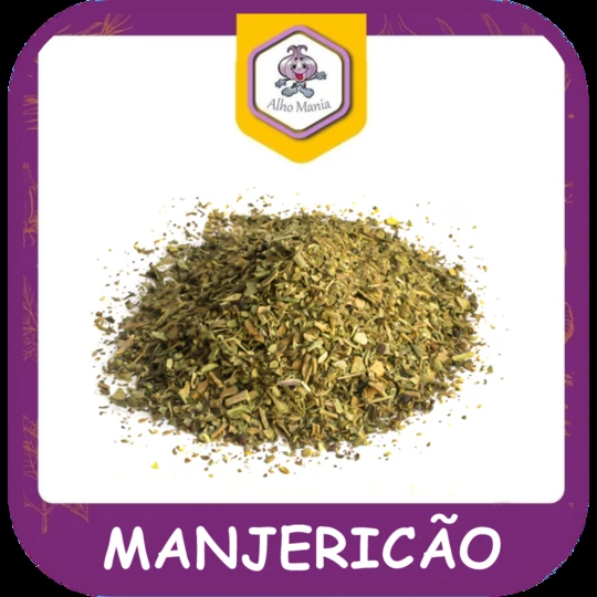 Manjericão — foto do cardápio Alho Mania