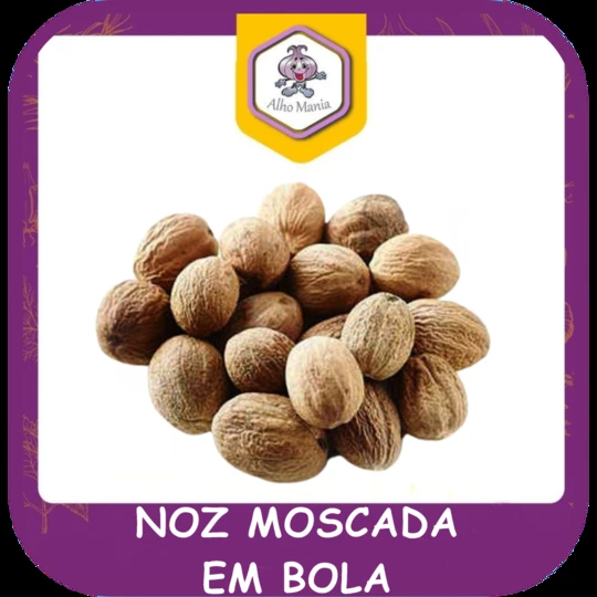 Noz moscada bola — foto do cardápio Alho Mania
