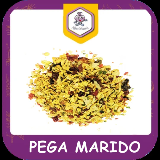 Pega marido — foto do cardápio Alho Mania