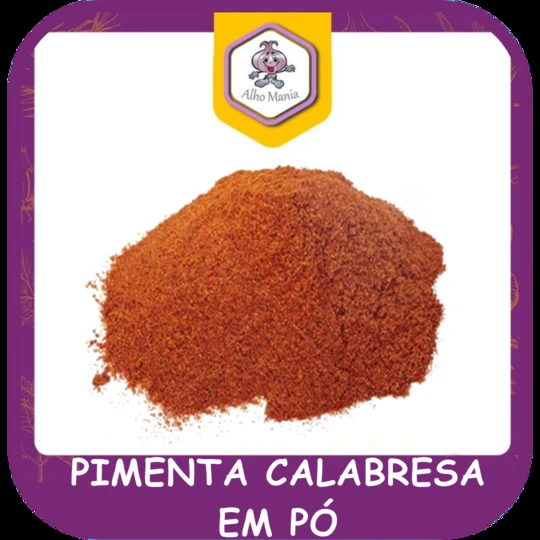 Pimenta calabresa em pó — foto do cardápio Alho Mania