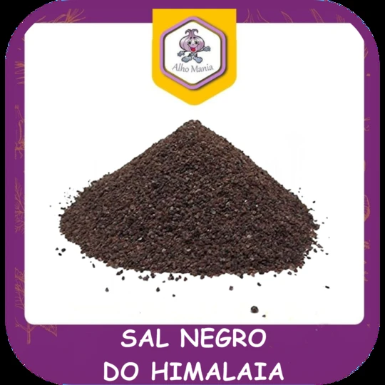 Sal negro do himalaia — foto do cardápio Alho Mania