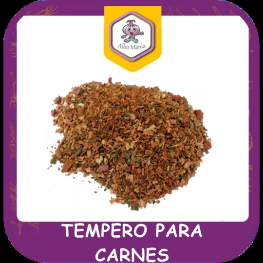 Tempero para carnes — foto do cardápio Alho Mania