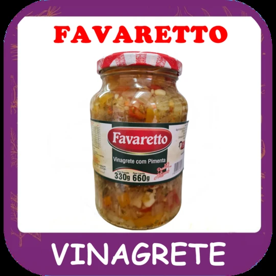Vinagrete — foto do cardápio Alho Mania