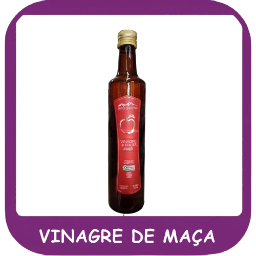 Vinagre de maça — foto do cardápio Alho Mania