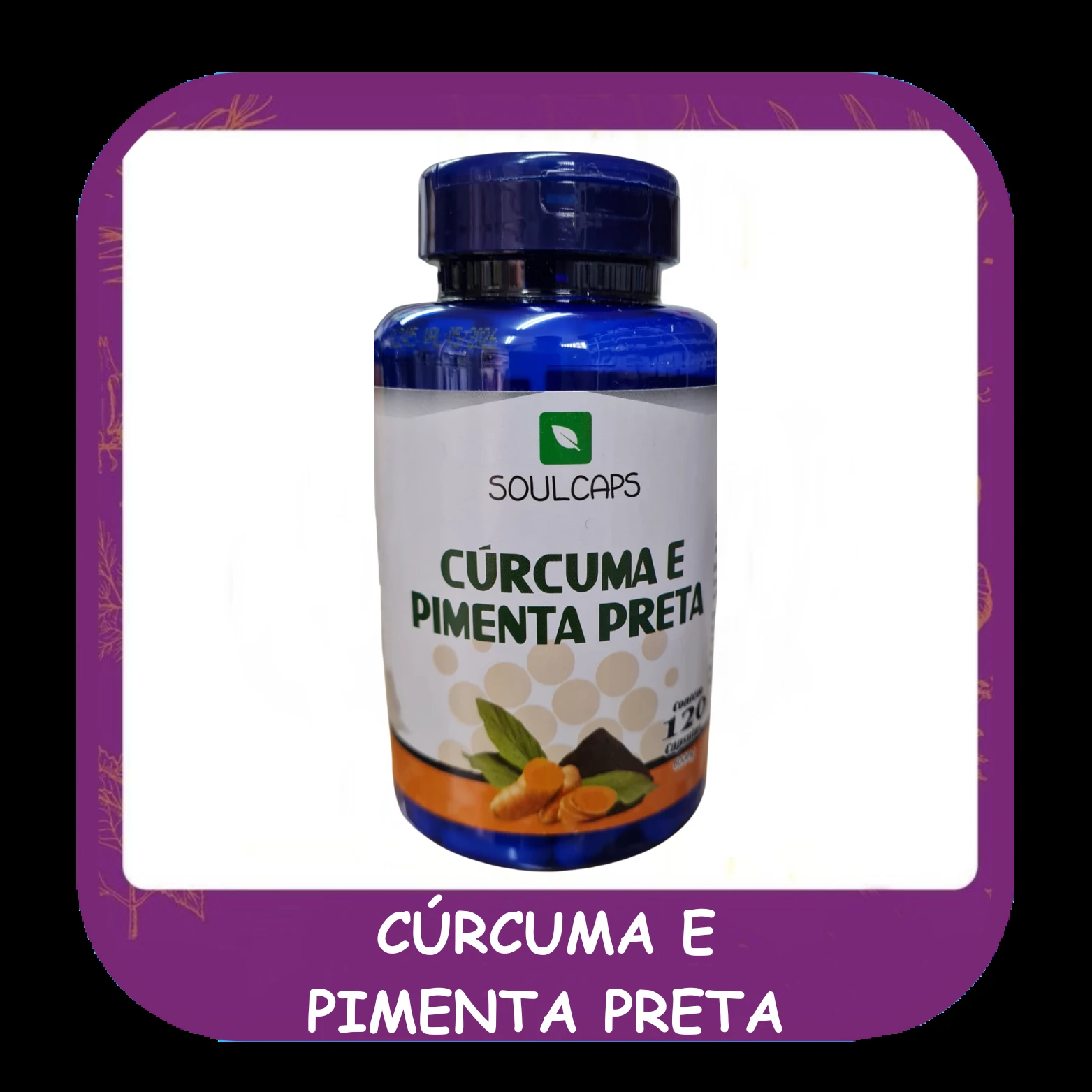 Cúrcuma e pimenta preta — foto do cardápio Alho Mania