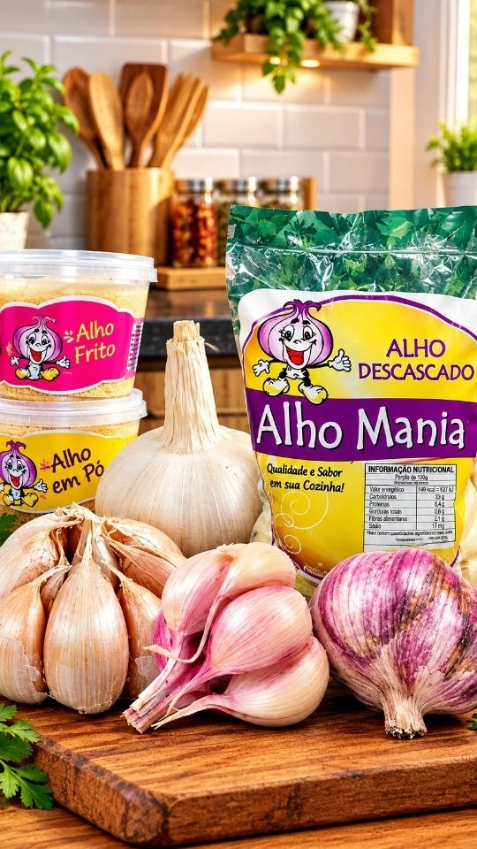 Os alhos da Alho Mania — publicação do Instagram da Alho Mania
